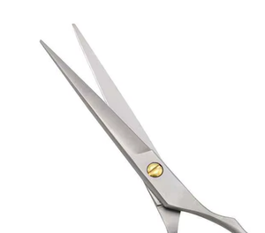 Ciseaux de coiffure professionnels en acier inoxydable, outils de barbier, ciseaux de coupe de cheveux à lame tranchante, manche moyen, vente directe usine - Product Image 3