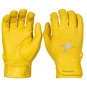 genuine leather customized Leather Batting Gloves Custom Logo Breathable pink color high grip Gloves - Product Image 6