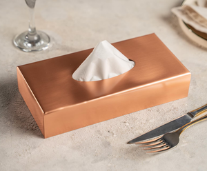 Caja de Servilletas de Metal de Cobre de Primera Clase, Diseño Clásico, Hecha a Mano, Duradera, para Decoración de Interiores de Hogar, Hotel o Restaurante - Product Image 4