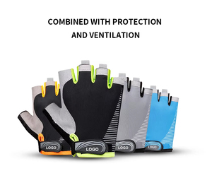 Factory Manufacturer Warm Fingerless Shock Absorbing Riding Male Female Sizes - Product Image 2