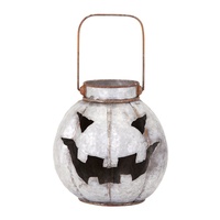 DECORHAAT Décoration murale extérieure en métal galvanisé de qualité supérieure, best-seller, 10,5x11 pouces, nouvelle arrivée, décorations d'Halloween