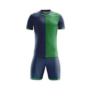 Uniforme de Fútbol para Hombre a Precio Económico, Logotipo Personalizado, Colores y Tallas a Elección, Transpirable, Resistente al Viento, Antibacteriano, 100% Poliéster - Product Image 1