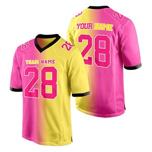 Uniforme de Fútbol Americano Personalizado de Gran Tamaño, Tela de Secado Rápido, Diseño de Dos Tonos, Gráficos Personalizados, Antiencogimiento, Sublimación Completa - Product Image 2