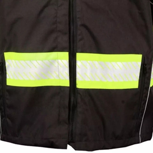 Custom Wholesale Stand Collar <b>Reflective</b> Work Wear Safety <b>Jacket</b> Waterproof Clothing <b>Men</b> Wholesale Customized High Quality - Product Image 4