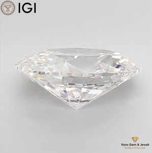 Diamant de laboratoire CVD de 5,00 carats, taille ovale, couleur F, clarté VVS1, certifié IGI, pour bague solitaire - Product Image 3