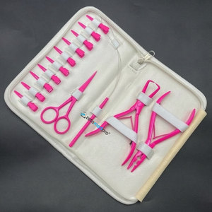 Wholesale Surgical Grade Stainless Steel Hair <b>Extension</b> <b>Micro</b> Ring Applicator and Removal Pliers Tools Kit Set - Product Image 6