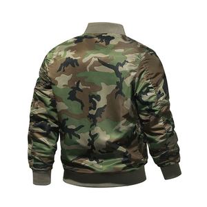 Chaqueta de bombardero de lana de Hip Hop de calle alta americana para hombre, nuevo diseño de cuello levantado, bordado de invierno, personalización Vintage frontal - Product Image 2