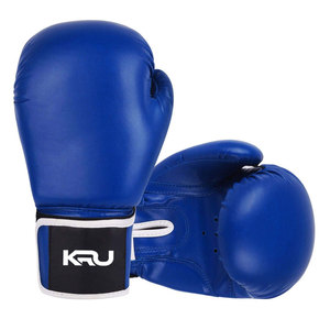 Premium Leather Boxing Gloves for Fighters <b>Trainers</b> Athletes Shock-Absorbing Padding Moisture Wicking Non-Slip Comfort for - Product Image 1