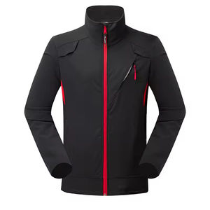 Veste de cyclisme d'hiver pour homme WOSAWE BO284, manches longues, imperméable, coupe-vent, polaire thermique, 100% polyester, course à pied, cyclisme - Product Image 4