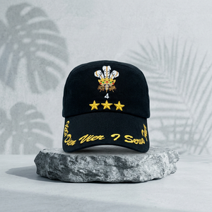 Gorra de Béisbol Personalizada con Logo, Ajustable, de Algodón, Deportiva, para Cuatro Estaciones, con Acabado Lavado y Cadenas, Venta al Por Mayor - Product Image 3