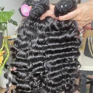 CHEVEUX À TEXTURE BOUCLÉE DISPONIBLE-taille 20 22 24 26 pouces Cheveux bouclés naturels, en stock prêt à expédier - Product Image 6