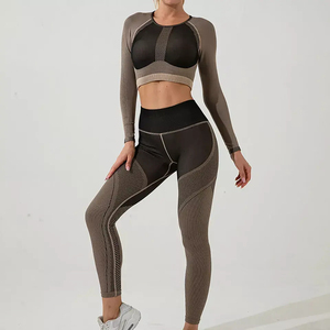 Women Yoga Set Stylish Leggings And Sports <b>Bra</b> Set For Fitness And Running Women Yoga Set Soft And Comfortable Leggings And <b>Bra</b> - Product Image 4