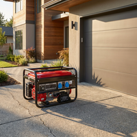 Generador Portátil de Gasolina de 3.5kW Pico, 3000W Nominales, 220V, 170F, Motor de 220CC, Tanque de 12L, Listo para Enviar, para Martillo Eléctrico