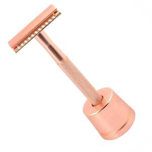 Premium Stainless Steel Reusable <b>Single</b> <b>Blade</b> Double Edge Safety <b>Razor</b> for Manual Shaving Tool for Men's Face Body - Product Image 2
