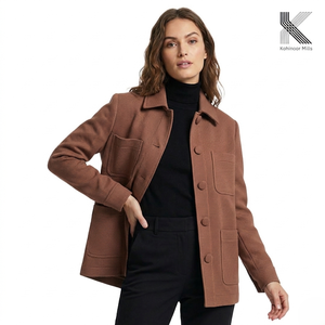 Chaqueta Larga de Algodón y Elastano para Mujer, Estilo Overshirt Casual, OEM ODM - Product Image 1