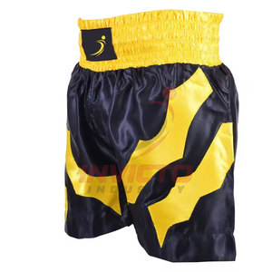 Pantalones Cortos de Muay Thai Hechos a Medida, Estilo Nuevo, Color Sólido, Hechos en Pakistán, para Hombre - Product Image 5