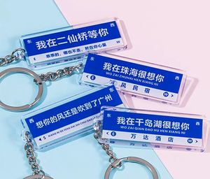 Porte-clés avec logo personnalisé de qualité supérieure Accessoire personnalisé en plastique pour améliorer votre style Organiser vos clés Favorise votre - Product Image 6