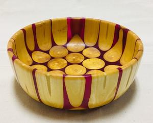 Bol décoratif en résine époxy et bois à texture naturelle, résine transparente sans BPA, fait main, centre de table de mariage pour table à manger, idéal pour offrir - Product Image 4