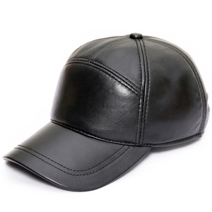 Gorra de Béisbol Unisex H617 de Piel de Oveja Genuina, Transpirable, Impermeable, Ajustable, para Invierno, Deporte, Ocio y Moda - Product Image 1