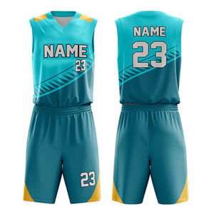 High Quality Unisex Basketball Uniforms 100% Polyester Breathable Custom Front Team Jersey Sets Digital Print Adult Plus Size - Product Image 4
