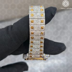 Charm_Jewells Luxury Yellow Gold Watch Round Case 42mm Analog Quartz Sapphire Crystal <b>Chronograph</b> Unisex Fashion - Product Image 5
