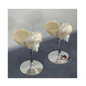 แก้วค็อกเทลคริสตัลทำมือ ดีไซน์รูปเปลือกหอย สำหรับใช้ในงานปาร์ตี้ - Product Image 5