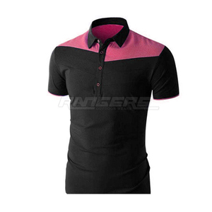 Camiseta Polo Personalizada para Hombre, Dos Tonos, Poliéster, Corte Ajustado, con Cuello Camisero, Fabricación OEM, Venta al Por Mayor - Product Image 3