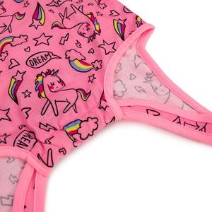 ชุดนอนเด็กผู้หญิงแขนกุดลายการ์ตูนยูนิคอร์นสำหรับฤดูร้อน ขายส่ง ผ้ากันไฟ - Product Image 4