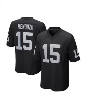 Maillot de baseball unisexe blanc Chicago 2026 personnalisé, brodé, séchage rapide, pour jeunes, avec logos - Product Image 2