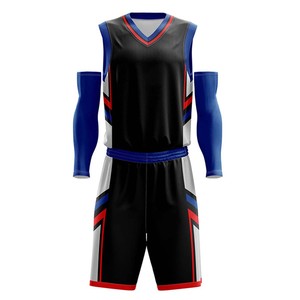 Tenues de basketball pour hommes, sublimation intégrale, respirantes, ensemble complet pour jeunes, uniformes de basketball personnalisés avec numéro et nom d'équipe - Product Image 2