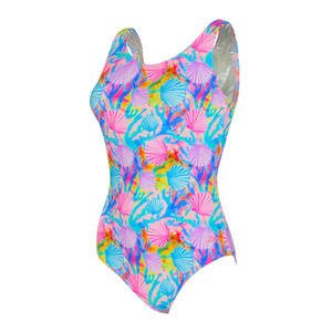 Traje de Baño de Una Pieza para Mujer 2026, Traje de Baño Atlético de Corte Ajustado, Secado Rápido, para Playa y Entrenamiento, Fabricante OEM - Product Image 2