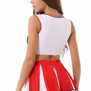 Uniforme de cheerleading pour hommes personnalisé avec logo imprimé, respirant, à séchage rapide, en spandex/polyester, couleurs et tailles personnalisées, professionnel - Product Image 2