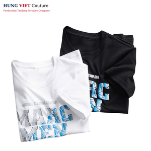 Haute qualité 100% coton été hommes mode 3D pour bouffée impression cou à manches courtes t-shirts amples unisexe personnalisé t-shirt tricoté - Product Image 3