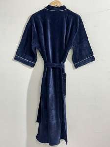 Robe kimono en velours, peignoir doux et moelleux, robe de spa de luxe, vêtements de détente confortables pour l'hiver - Product Image 6