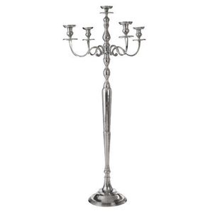 Candélabre en métal bronze antique à 3 bras, support de bougie vintage en fer pour centre de table de mariage, décoration intérieure, ornement de table - Product Image 6