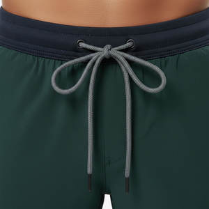 Shorts de sport pour hommes, été, polyester, 2 en 1, avec poche pour le sport, logo personnalisé, fabrication OEM, haute qualité. - Product Image 4