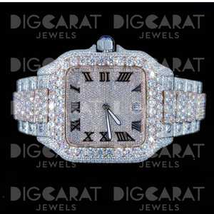 Montre mécanique automatique de haute qualité avec diamants pour les soirées et les fêtes, disponible à un prix abordable - Product Image 2