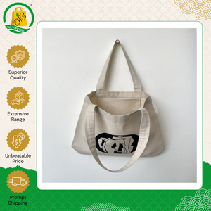 Proveedor Indio Vende Bolsos de Mano de Lona de Algodón Ecológicos de la Mejor Calidad para Mujer, con Asa Doble para Llevar al Hombro - Product Image 2