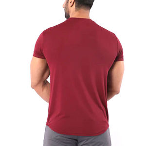 T-shirt Homme Grande Taille Personnalisable à Carreaux Respirant, 100% Coton, Écologique et Durable, Vierge, Impression Personnalisée OEM - Product Image 2