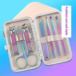 Juego de Herramientas de Manicura y Pedicura de Acero Inoxidable y Titanio, Cortaúñas con Punta Inclinada y Pinzas para Pestañas, Set de Belleza de ANAAIF - Product Image 4