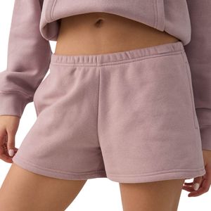 Shorts de survêtement en molleton de coton taille haute pour femmes, personnalisables avec logo, décontractés, pour la détente, vente en gros OEM ODM - Product Image 3
