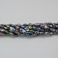 Commande en gros de perles fantaisie en perles d'eau douce naturelles vertes, violettes et bleues de 4 mm, 5 mm et 6 mm pour bracelet, collier, bijoux, dernière collection