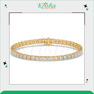 Offre incroyable - Bracelets tennis en diamants blancs DEF de qualité supérieure - Diamants 100% naturels et cultivés en laboratoire provenant d'un exportateur indien - Product Image 3