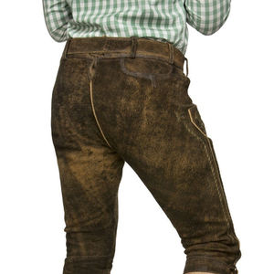 กางเกงหนังบาวาเรียนคุณภาพพรีเมียม ทนทานสูง ระบายอากาศได้ดี ผลิตจากหนังแท้ 100% สำหรับผู้ชาย พร้อมตัวเลือกปรับแต่งได้ เหมาะสำหรับกิจกรรมกลางแจ้ง - Product Image 5