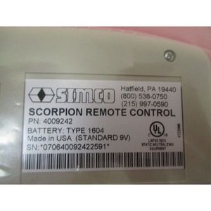 SIMCO 4009242 SCORPION I Télécommande - Équipement et Pièces Semi-conductrices Globales de Confiance - Product Image 3