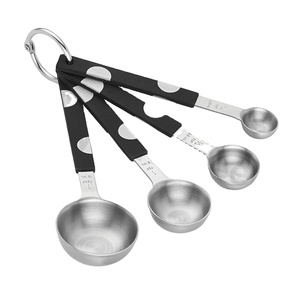 4-Pcs Eco-Friendly Stainless Steel <b>Measuring</b> <b>Spoon</b> Cup Set Quality Guaranteed Kitchen Accessories at Low Price - Product Image 1