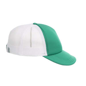 Wholesale Custom Logo Blank 5 Panel Foam Mesh Trucker Two Tone Performance Hip Hop <b>Hat</b> Mesh Back Adjustable Cap Outdoor Sports - Product Image 4
