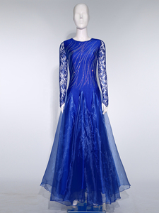 Tenue de danse pour femmes, vêtements d'entraînement, transfert thermique, costume de scène contemporain et lyrique, tenue de danse de salon - Product Image 4