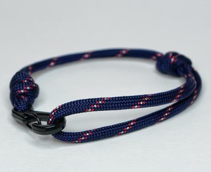 <b>Adjustable</b> Paracord <b>Bracelet</b>: Carabiner Clasp, Nautical Rope Anklet - Product Image 3