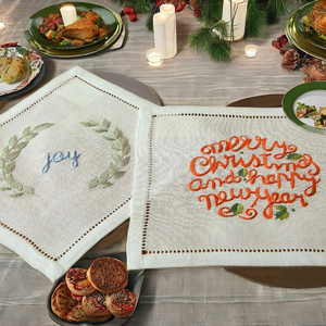 New Year <b>Linen</b> <b>Set</b> Cocktail Napkin | Premium 100% Natural <b>Linen</b>, Eco Friendly Reusable Table Napkins - Product Image 5